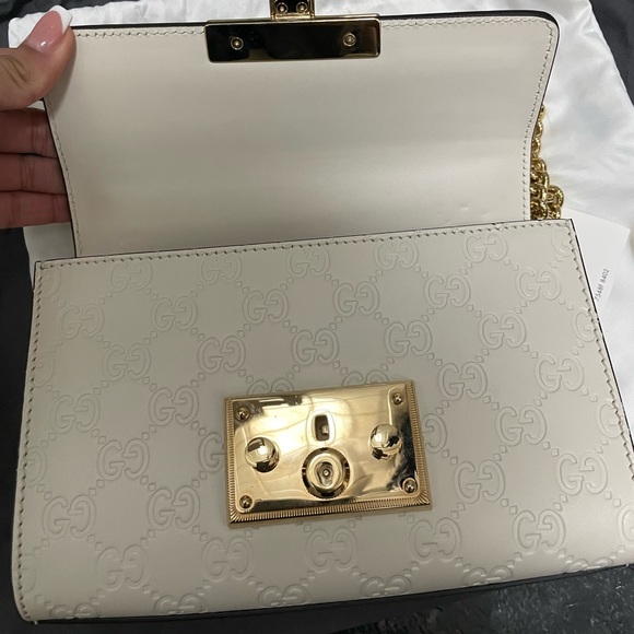 ❌SOLD!❌ Small Gucci Guccissima Padlock Bag - Picture 14 of 16